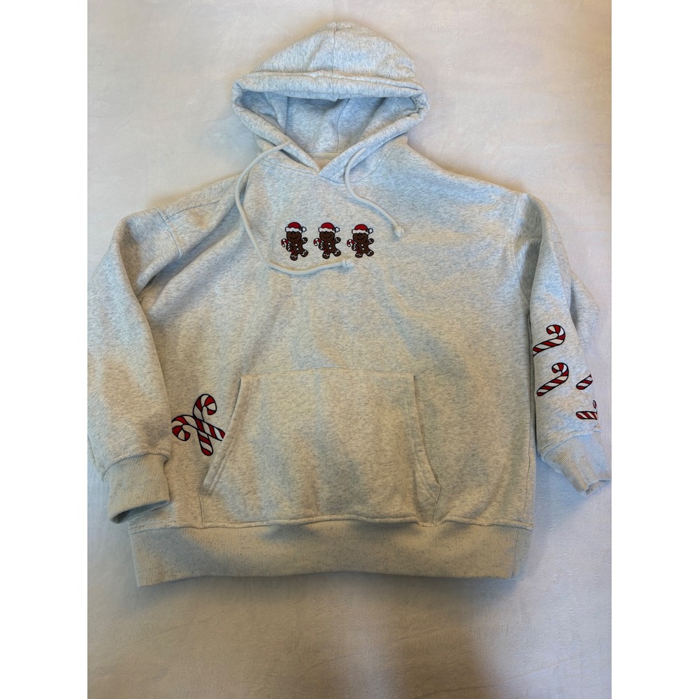 Sunkissed Coconut Gingerbread Cookie Recipe Christmas Hoodie Gray Small